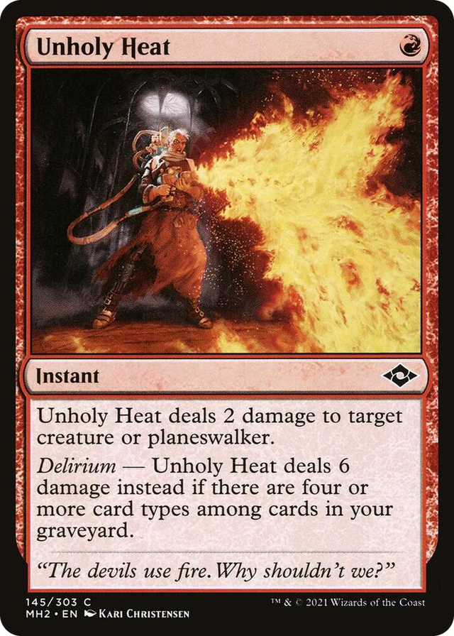 0145 Unholy Heat C Modern Horizons 2