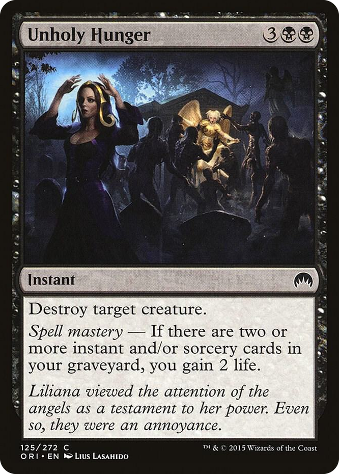0125 Unholy Hunger C Magic Origins