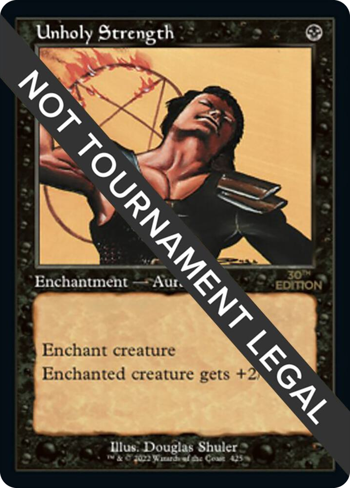 0425 Unholy Strength (Retro Frame) C 30th Anniversary Edition