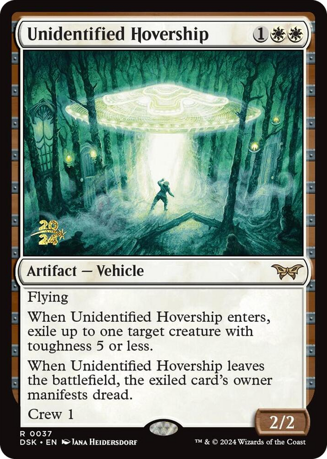 0037 Unidentified Hovership R Prerelease Cards
