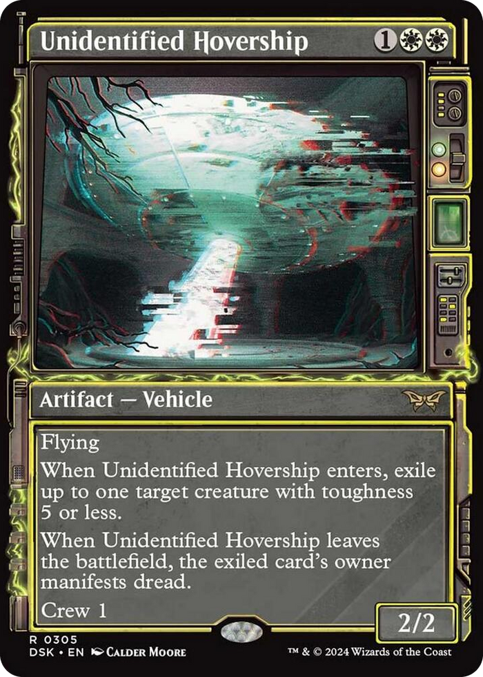 Unidentified Hovership (Showcase) #305 R - Duskmourn: House of Horror Pokemon card