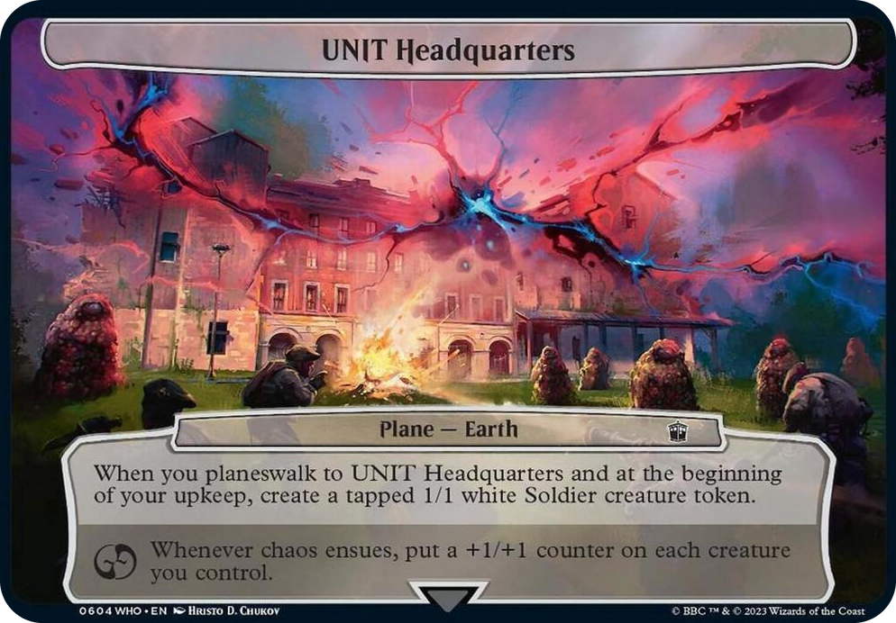 0604 UNIT Headquarters T Planechase: Universes Beyond: Doctor Who