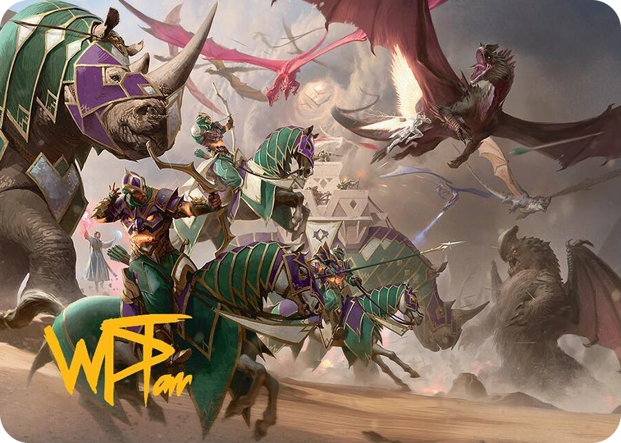 0005 United Battlefront Art Card (5/54) (Gold-Stamped Signature) S Art Series: Tarkir: Dragonstorm