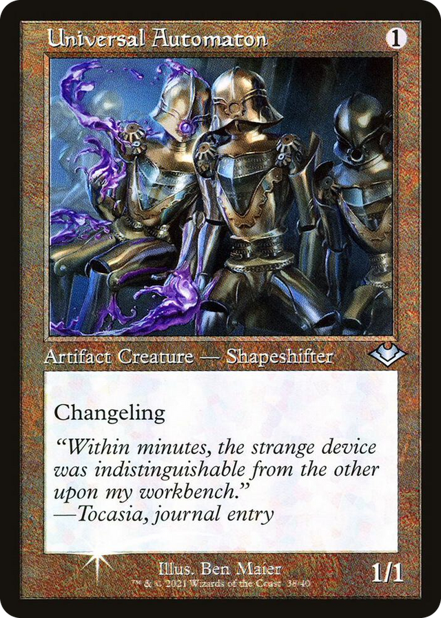 0038 Universal Automaton (Retro Frame) U Modern Horizons