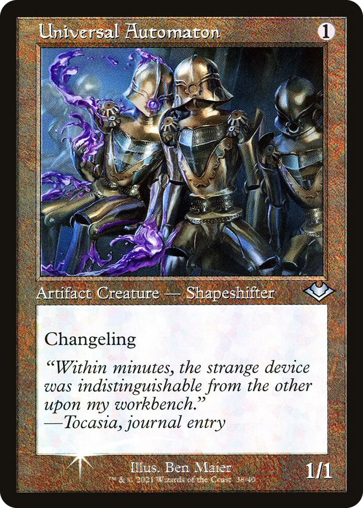 0038 Universal Automaton (Retro Frame) U Modern Horizons