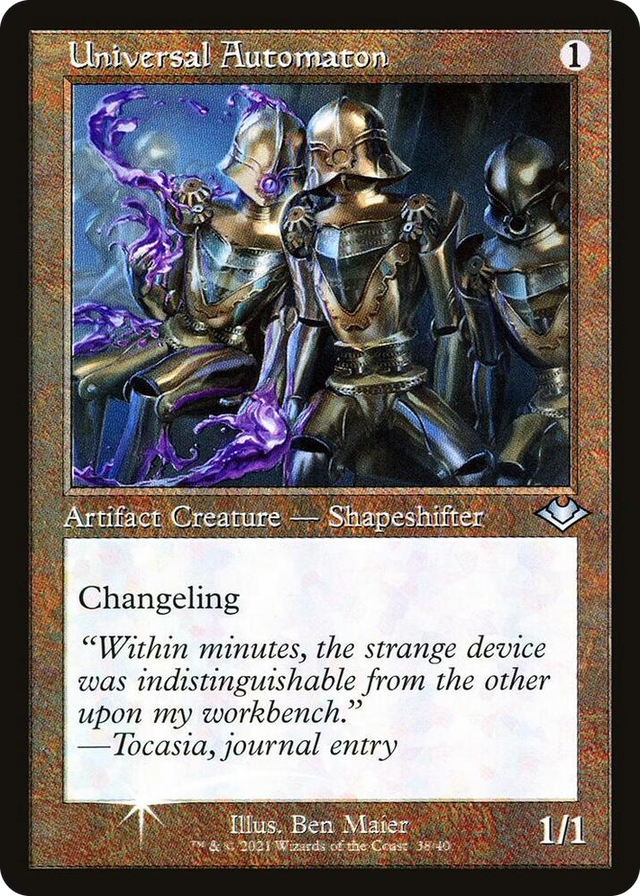 0038 Universal Automaton (Retro Frame) (Foil Etched) U Modern Horizons