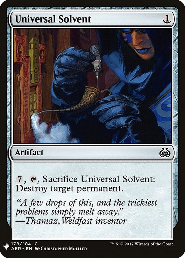 0178 Universal Solvent C The List Reprints