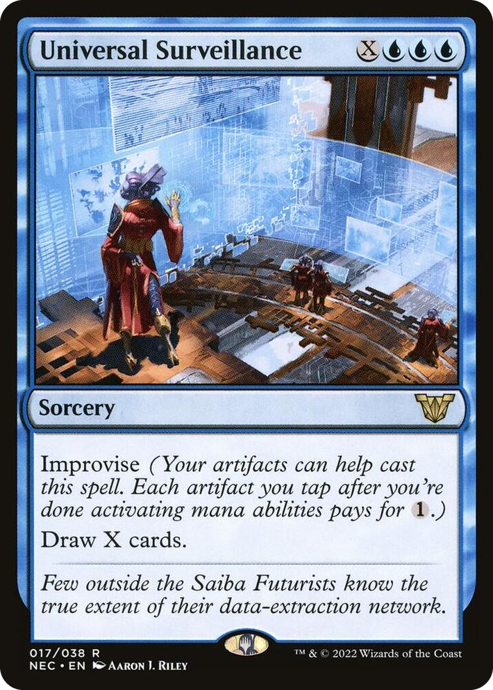 0017 Universal Surveillance R Commander: Kamigawa: Neon Dynasty