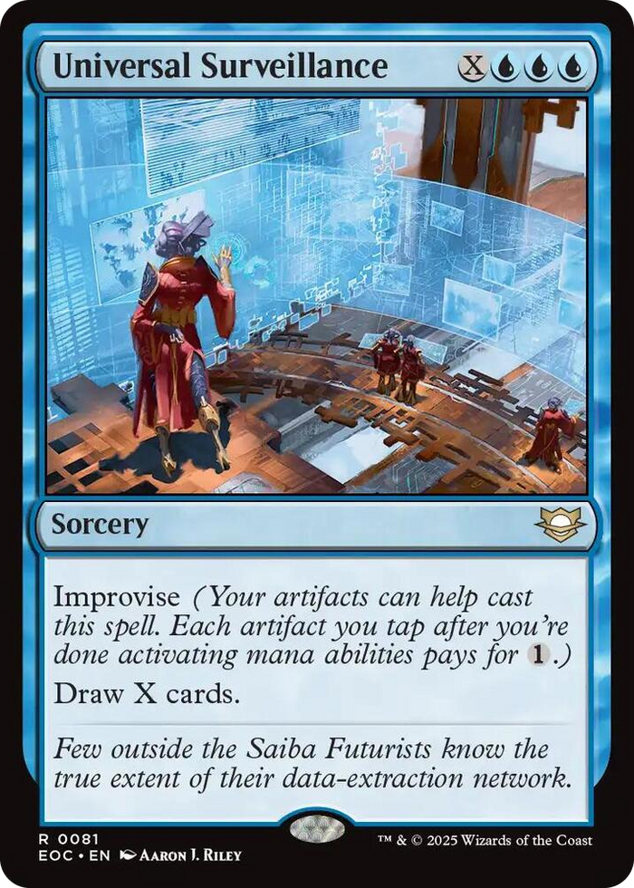 Universal Surveillance #81 R - Commander: Edge of Eternities Pokemon card