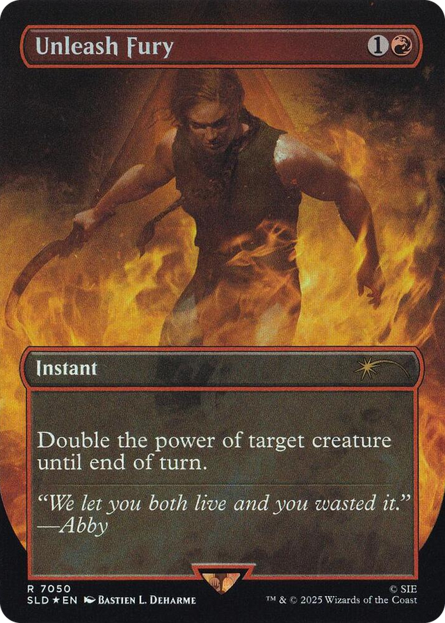 7050 Unleash Fury (Rainbow Foil) R Secret Lair Drop Series