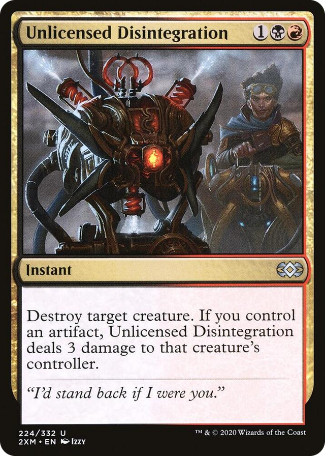 0224 Unlicensed Disintegration U Double Masters