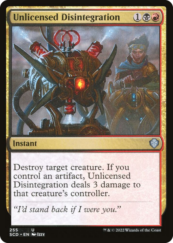 Unlicensed Disintegration #255 U - Starter Commander Decks Pokemon card