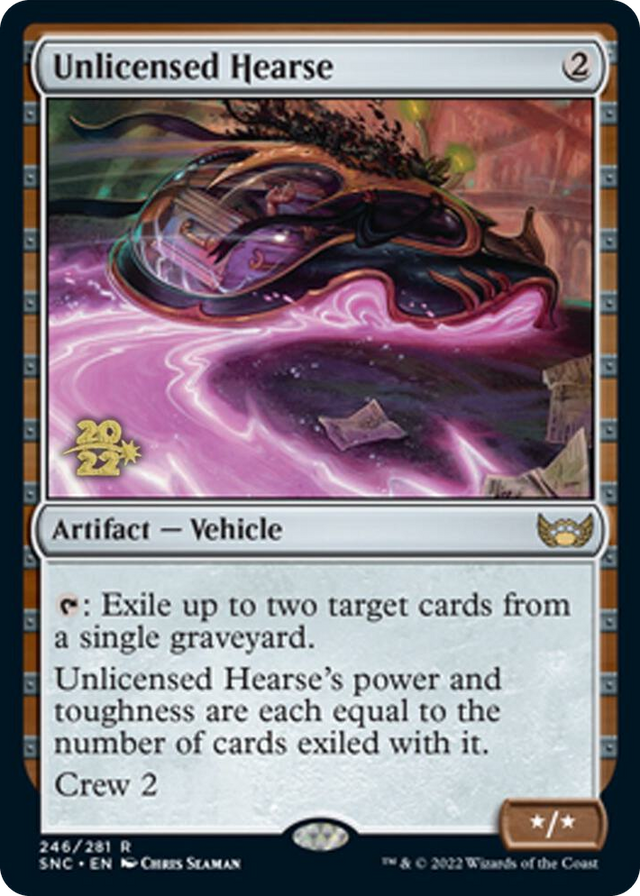0246 Unlicensed Hearse R Prerelease Cards