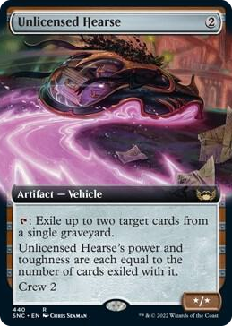 0440 Unlicensed Hearse (Extended Art) R Streets of New Capenna