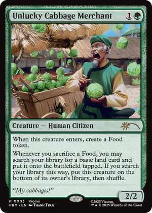0003 Unlucky Cabbage Merchant P Unique and Miscellaneous Promos