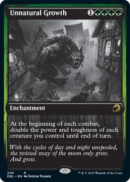 0206 Unnatural Growth R Innistrad: Double Feature