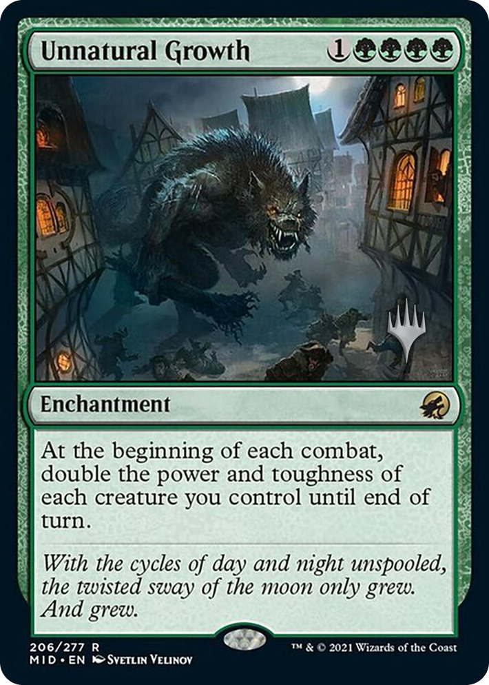 0206 Unnatural Growth R Promo Pack: Innistrad: Midnight Hunt
