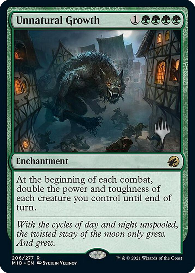 0206 Unnatural Growth R Promo Pack: Innistrad: Midnight Hunt