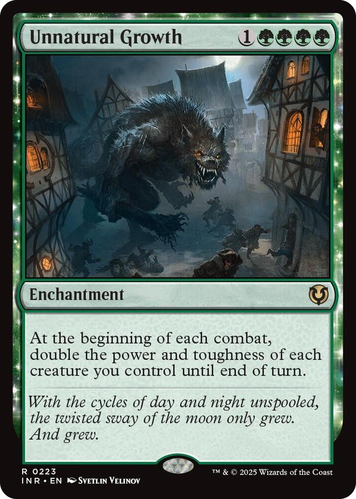 0223 Unnatural Growth R Innistrad Remastered