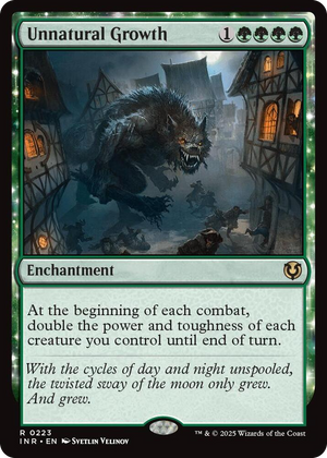0223 Unnatural Growth R Innistrad Remastered