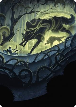 Unnatural Growth Art Card #75 S - Art Series: Wilds of Eldraine Pokemon card