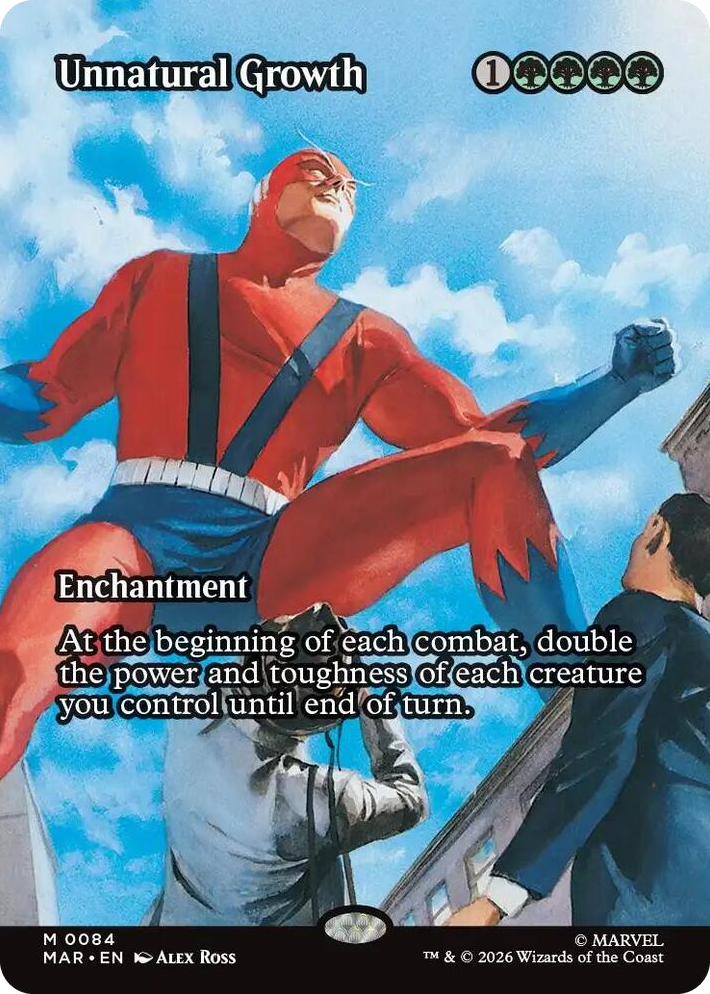 0084 Unnatural Growth (Borderless) M Marvel Universe Eternal-Legal