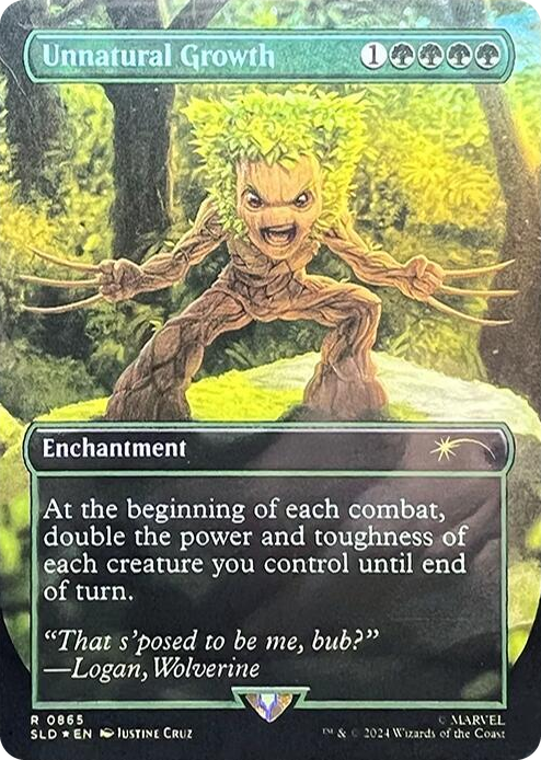 Unnatural Growth (Rainbow Foil) #865 R - Secret Lair Drop Series Pokemon card
