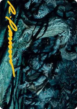 0070 Unnatural Moonrise Art Card (Gold-Stamped Signature) S Art Series: Innistrad: Midnight Hunt