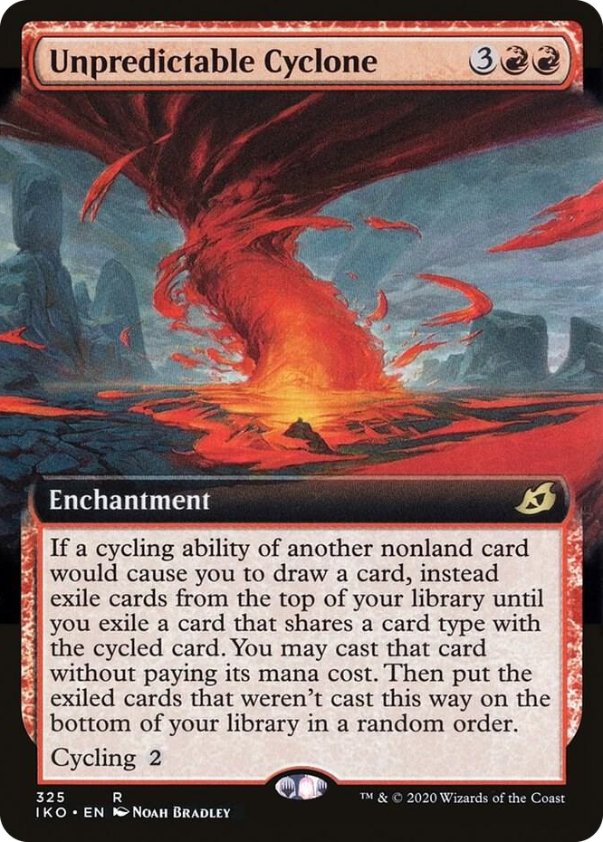 0325 Unpredictable Cyclone (Extended Art) R Lair of Behemoths