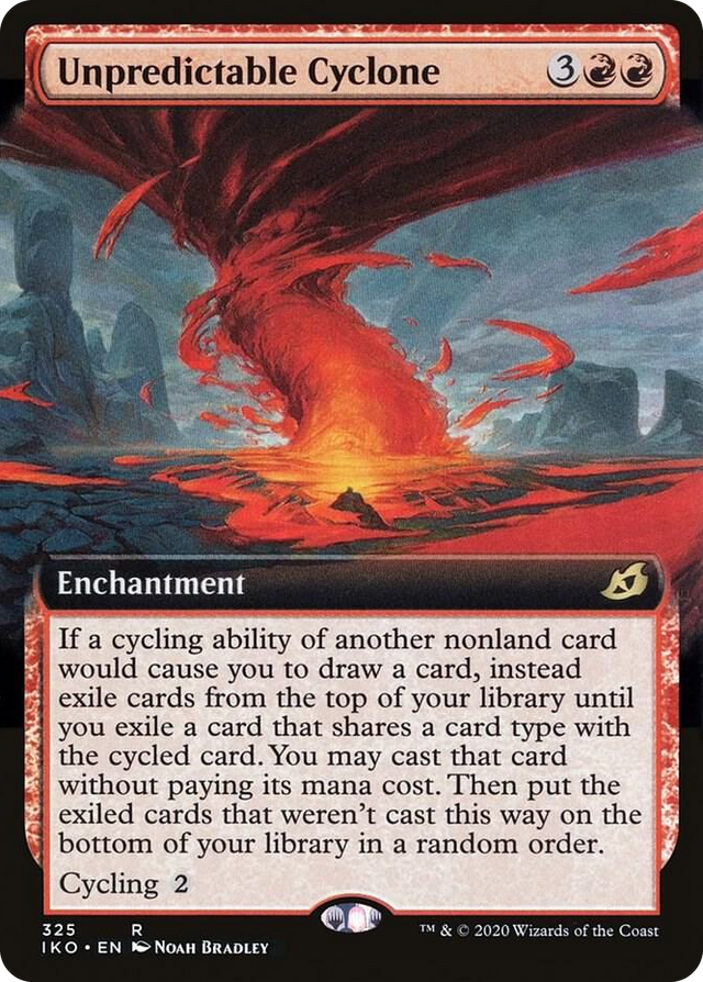 0325 Unpredictable Cyclone (Extended Art) R Lair of Behemoths