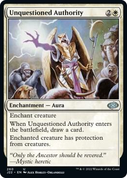Unquestioned Authority #260 U - Jumpstart 2022 Pokemon card