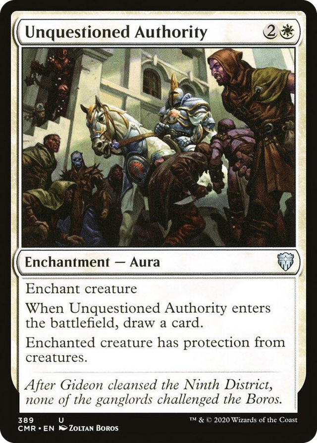 0389 Unquestioned Authority U Commander Legends