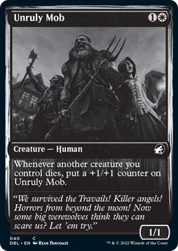 0040 Unruly Mob C Innistrad: Double Feature