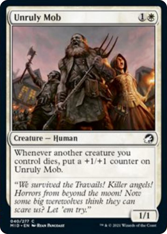 0040 Unruly Mob C Innistrad: Midnight Hunt