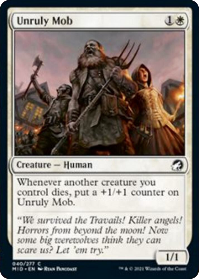 0040 Unruly Mob C Innistrad: Midnight Hunt