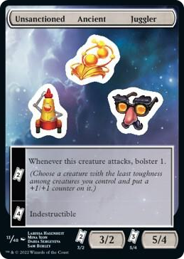 0013 Unsanctioned Ancient Juggler T Unfinity