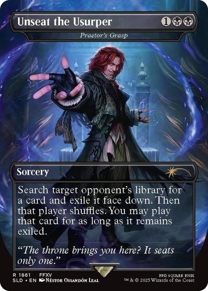 Unseat the Usurper - Praetor's Grasp #1861 R - Secret Lair Drop Series Pokemon card