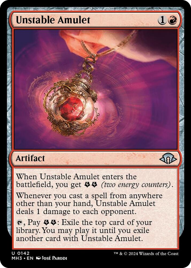 0142 Unstable Amulet U Modern Horizons 3