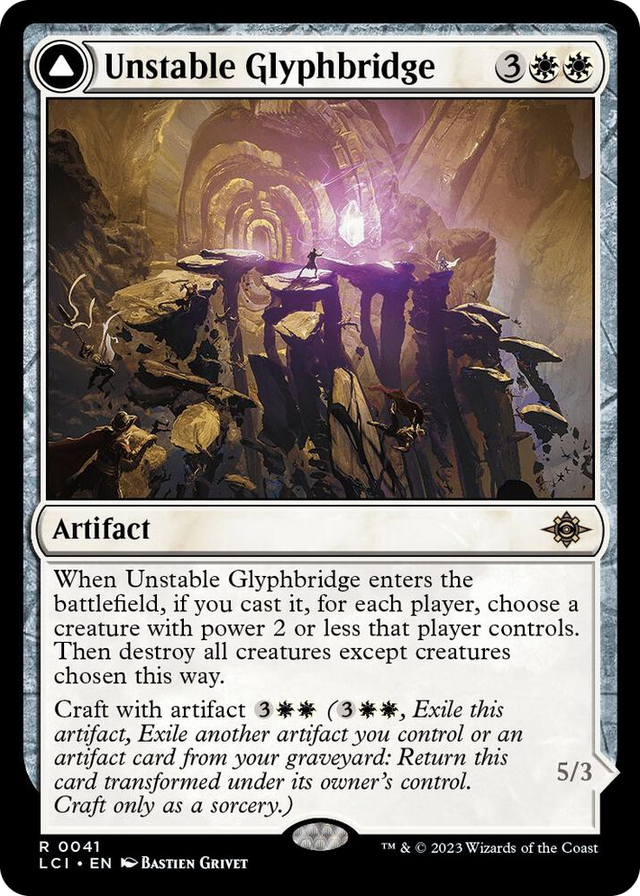 0041 Unstable Glyphbridge R The Lost Caverns of Ixalan