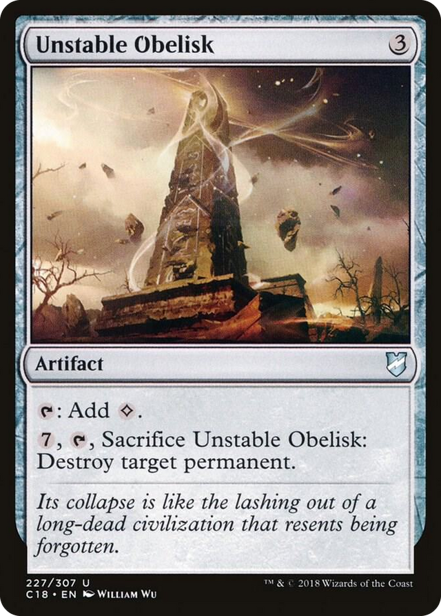 0227 Unstable Obelisk U Commander 2018