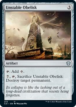 0272 Unstable Obelisk U Commander 2021