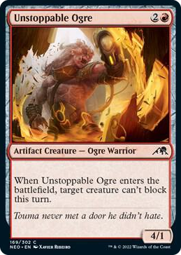 0169 Unstoppable Ogre C Kamigawa: Neon Dynasty