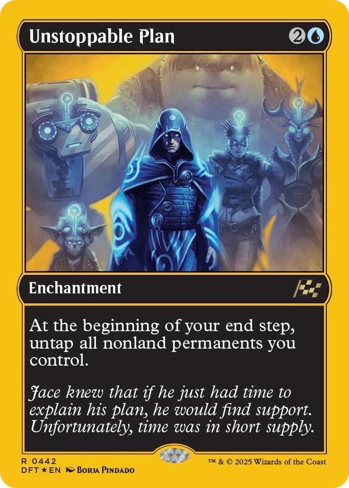 0442 Unstoppable Plan (First-Place Foil) R Aetherdrift