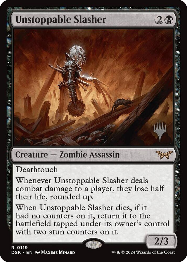 0119 Unstoppable Slasher (0119) R Promo Pack: Duskmourn: House of Horror