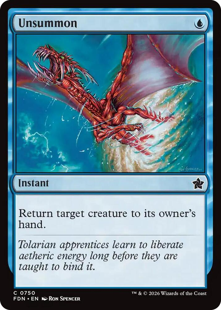 0750 Unsummon (0750) C Foundations