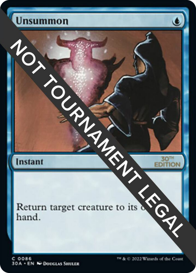 0086 Unsummon C 30th Anniversary Edition