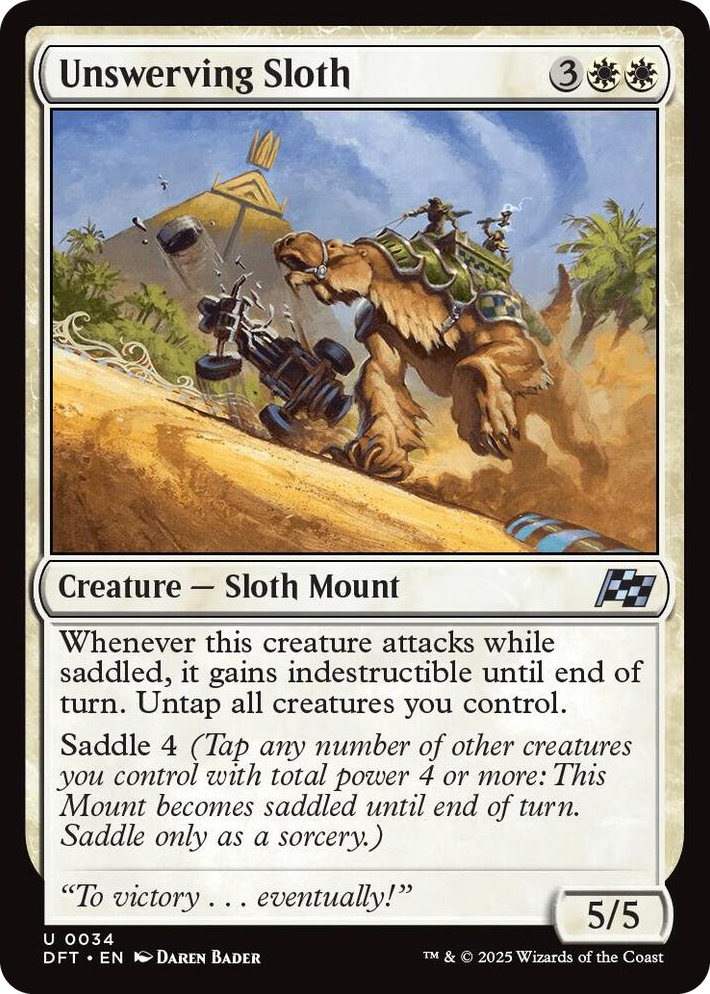 0034 Unswerving Sloth U Aetherdrift