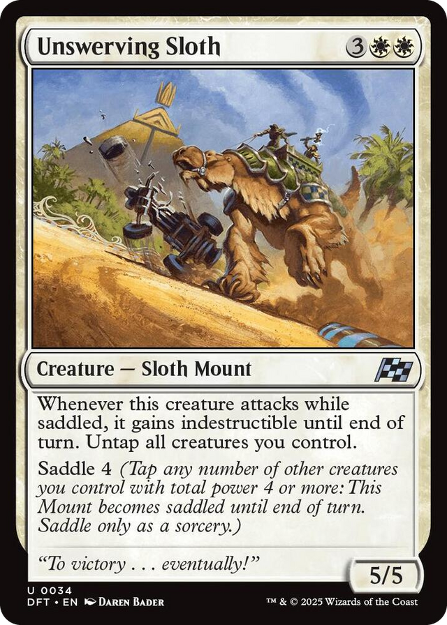 0034 Unswerving Sloth U Aetherdrift