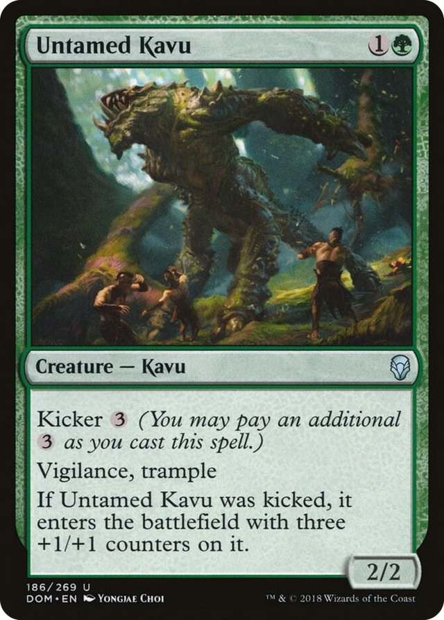 0186 Untamed Kavu U Dominaria