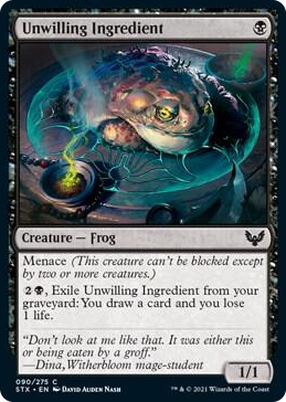 0090 Unwilling Ingredient C Strixhaven: School of Mages